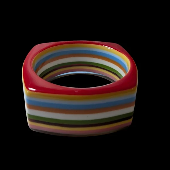 Multicolor Square Bangle - Picture 2 of 9